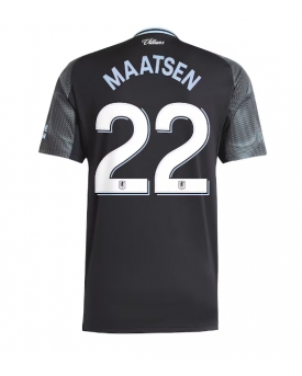 Aston Villa Ian Maatsen #22 Maglia Gara Trasferta Repliche 2025-26 Maniche Corte